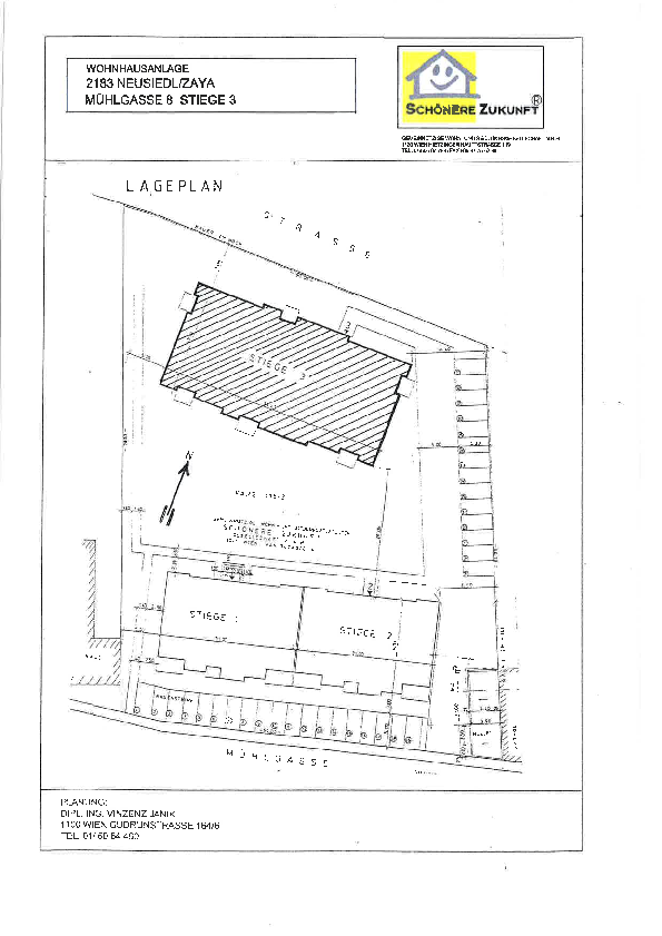 Lageplan Stiege 3 Lageplan Stiege 3