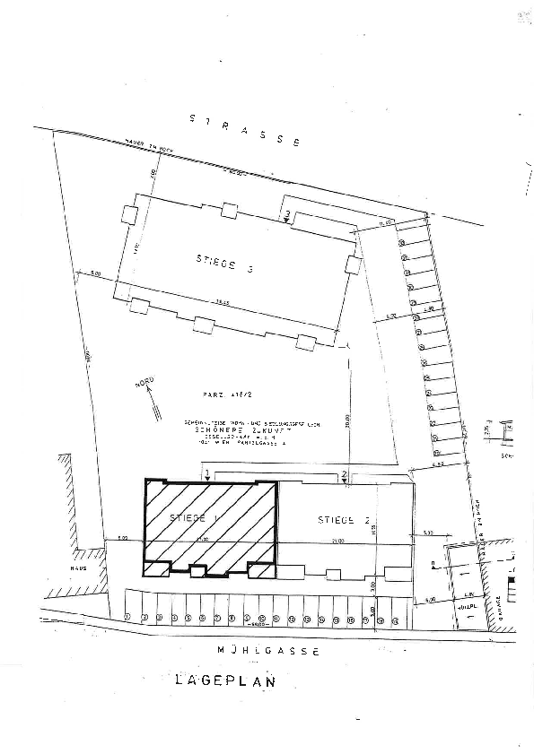 Lageplan Stiege 1 Lageplan Stiege 1
