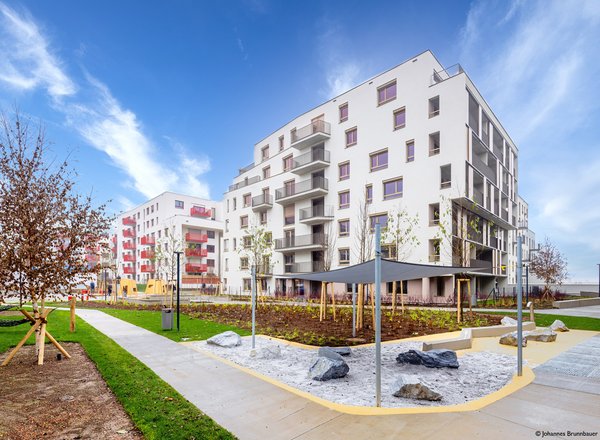 Innovativ, klimafit, ausgezeichnet: Aspern H6 BF4 erhält ÖGNB-Auszeichnung Innovativ, klimafit, ausgezeichnet: Aspern H6 BF4 erhält ÖGNB-Auszeichnung