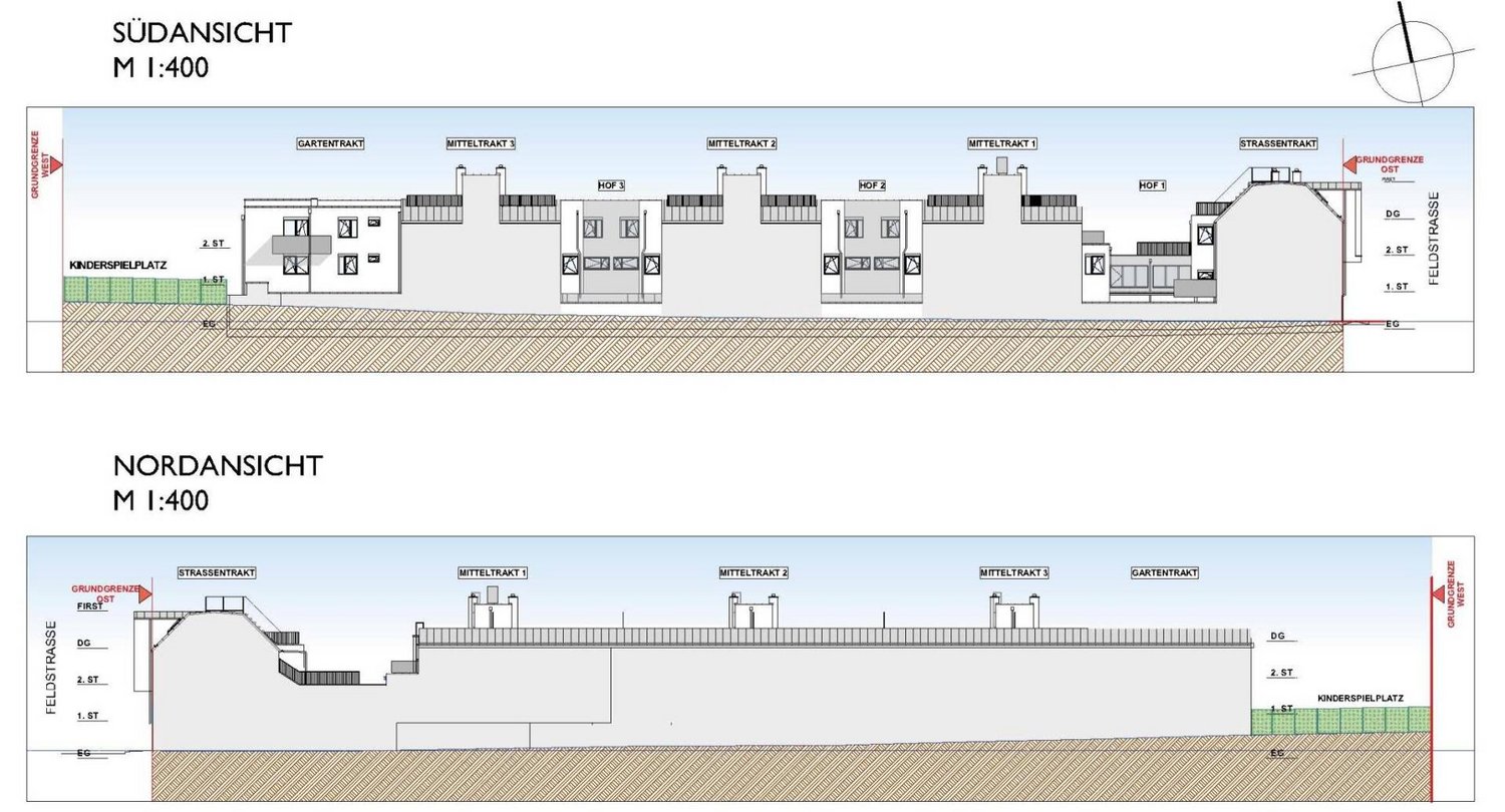Nord- und Südansicht Nord- und Südansicht