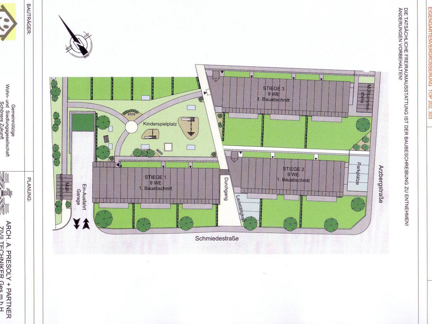 Lageplan_Stg. 1-3_1. BT Lageplan_Stg. 1-3_1. BT