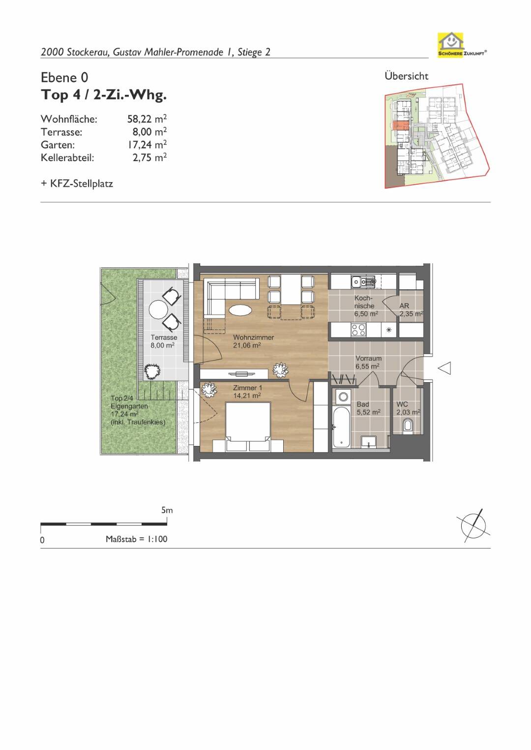 Grundriss TOP 4