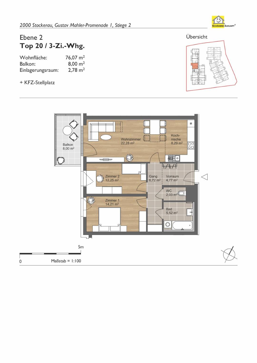 Grundriss TOP 20