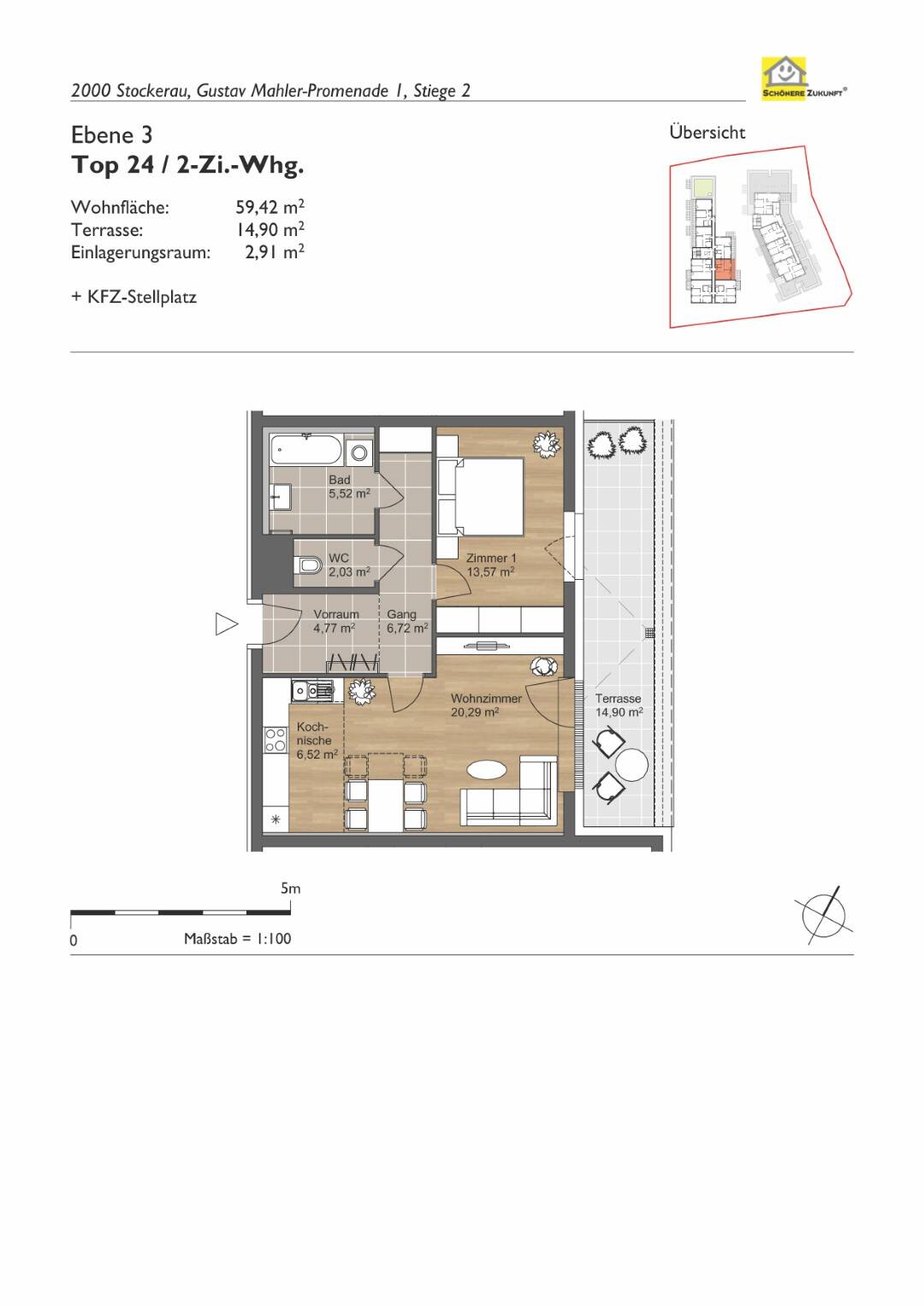 Grundriss TOP 24