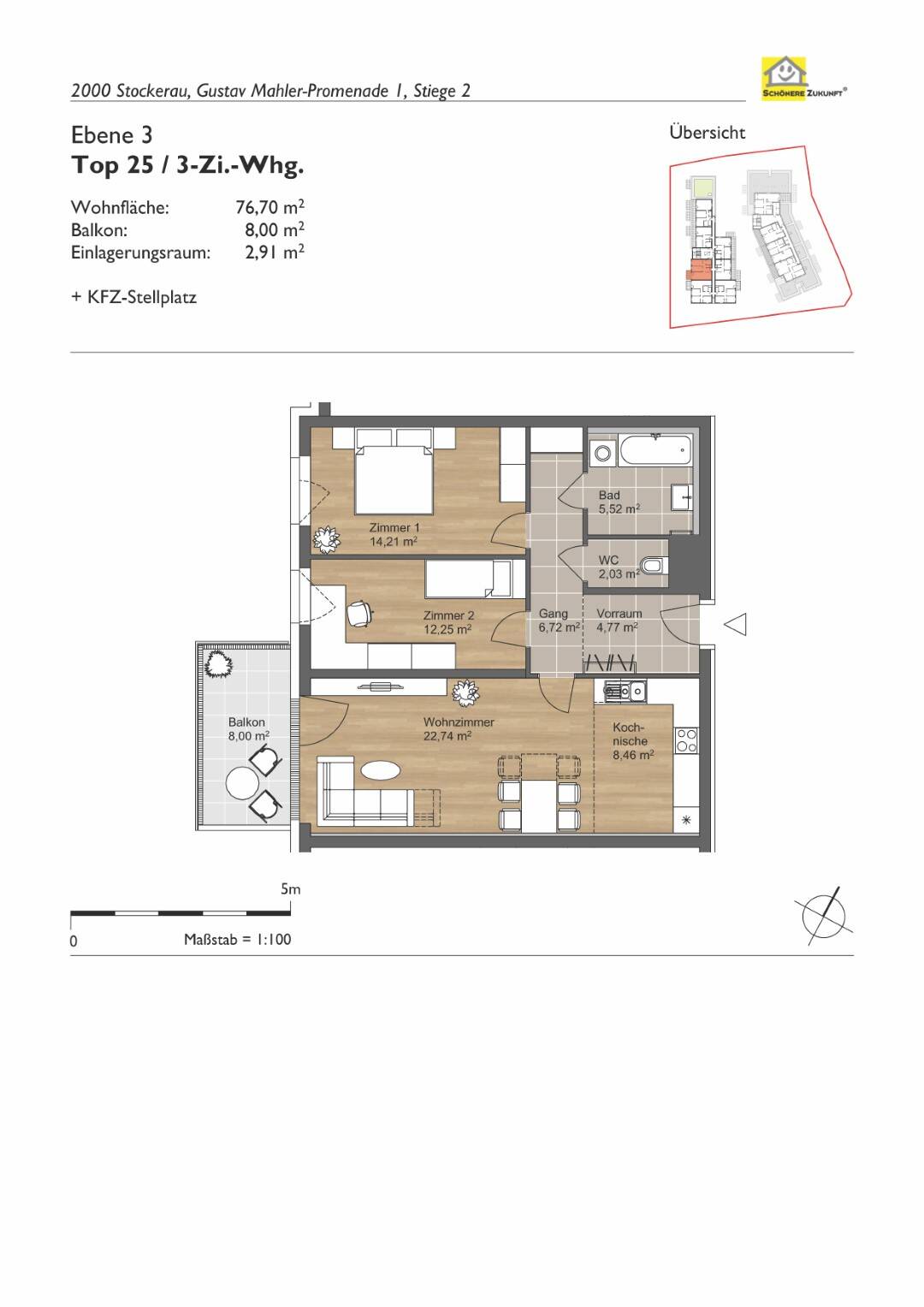 Grundriss TOP 25