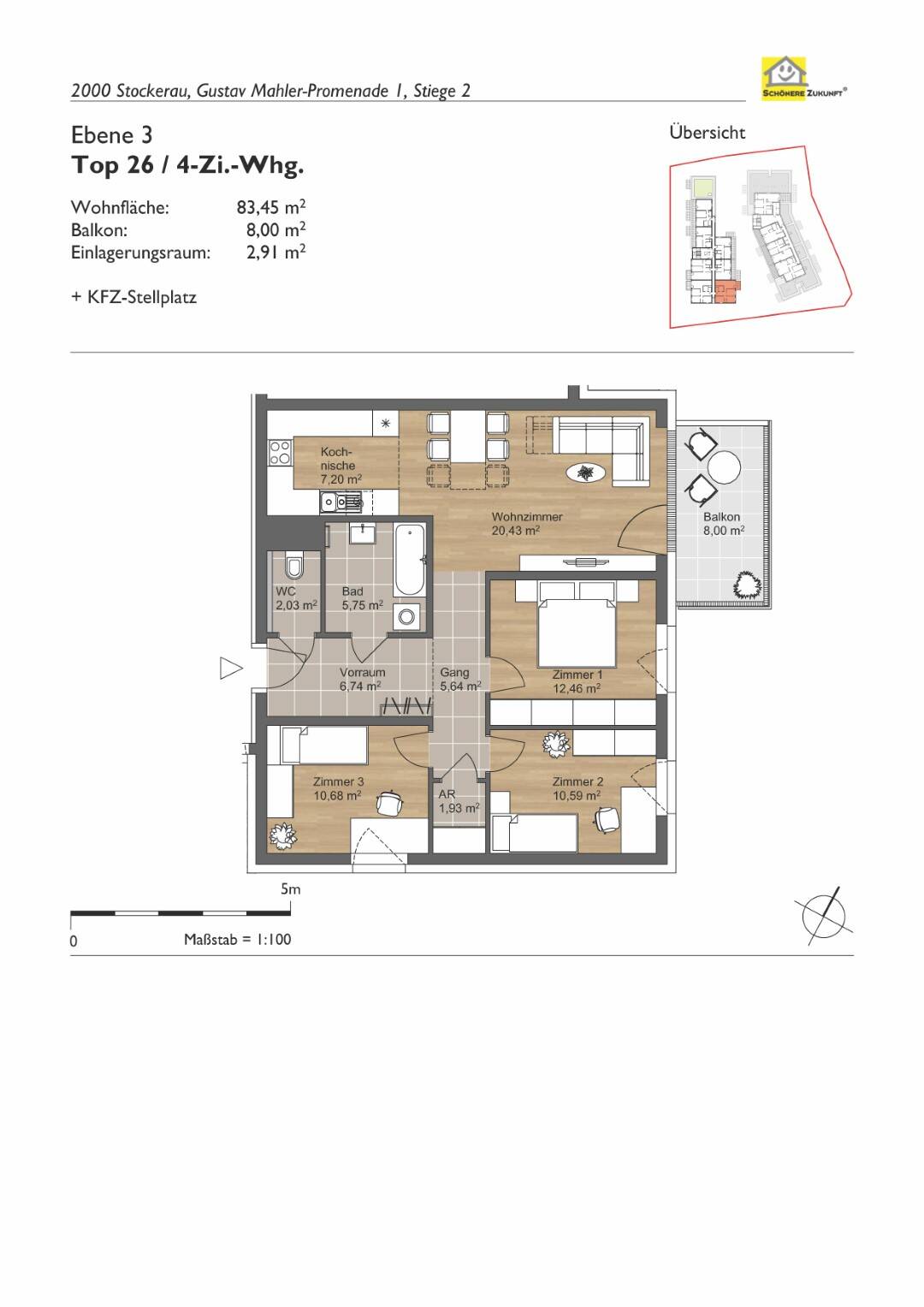 Grundriss TOP 26