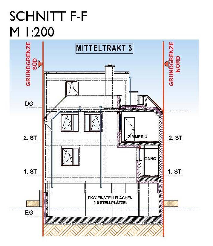 Schnitt F-F Schnitt F-F
